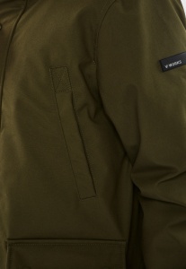 VINTAGE INDUSTRIES LEDGER JAKNA OLIVE