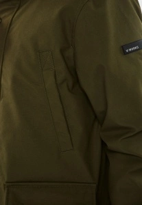 VINTAGE INDUSTRIES LEDGER JAKNA OLIVE