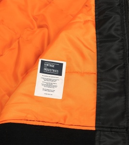 VINTAGE INDUSTRIES ROW JAKNA BLACK 2219