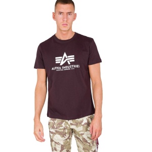 ALPHA INDUSTRIES 100501 21 BASIC MAJICA DMAROON