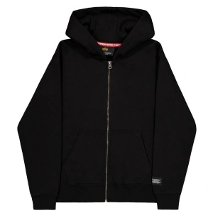 ALPHA INDUSTRIES 258342 03 LABEL DUKS ZIP BACK PRINT BLACK
