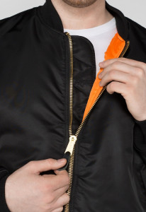 ALPHA INDUSTRIES MA1 JAKNA BLACK