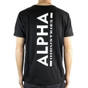 ALPHA INDUSTRIES MAJICA BACKPRINT BLK