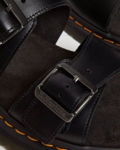 DR. MARTENS 31570001 JOSEF SLIDE PAPUČE BLACK
