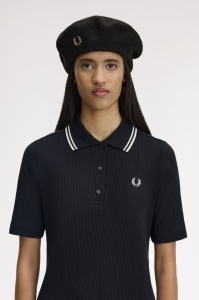 FRED PERRY BERETKA BLKCHANPAGNE