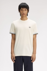 FRED PERRY M2396 91B CUFT MAJICA ECRU