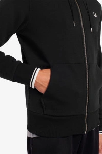 FRED PERRY DUKS ZIP KAP BLK 198 J7536 198