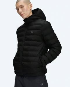 FRED PERRY J8553 220 INSULATED JAKNA BLACK