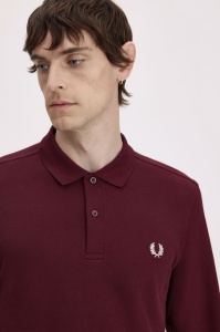 FRED PERRY M6006 597 LONG MAJICA OXBLOOD