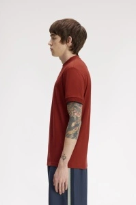 FRED PERRY M3438 28C MESH MAJICA BRANDY