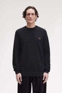 FRED PERRY K1309 102 PIKE DŽEMPER BLK