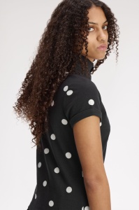 FRED PERRY SG3104 102 POLKA DOT MAJICA BLACK