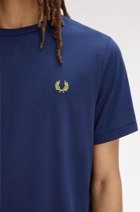 FRED PERRY M3519 215 RINGER MAJICA FNAVY