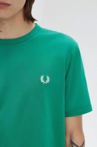 FRED PERRY M3519 X87 RINGER MAJICA LGREEN