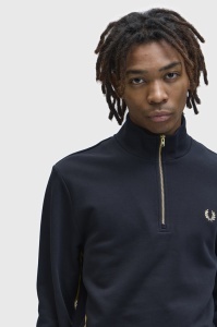 FRED PERRY M2444 90A TAPE HALF DUKS BLKC