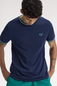 FRED PERRY M1588 86A TWIN MAJICA BLUESWD