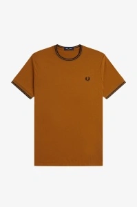 FRED PERRY M1588 88B TWIN MAJICA DCARAMEL