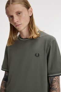 FRED PERRY M1588 04B TWIN MAJICA FGREENSB