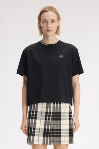 FRED PERRY G3145 102 ŽENSKA MAJICA BLACK
