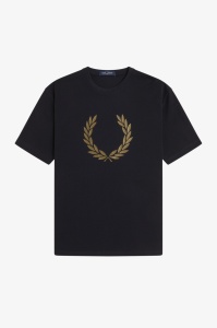 FRED PERRY ZENSKA G8154 102  MAJICA LAUREL BLK