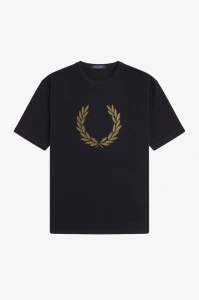 FRED PERRY ZENSKA G8154 102  MAJICA LAUREL BLK