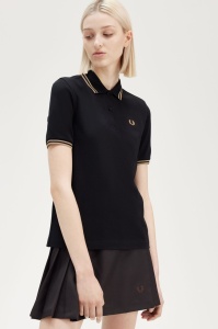 FRED PERRY ZENSKA G3600 X72 POLO MAJICA BLKMG