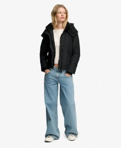 SUPERDRY W5012174A_02A HOODED ARTIC ŽENSKA JAKNA BLACK