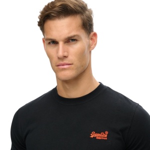 SUPERDRY M1011245A AOC MAJICA CRNAOR