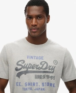 SUPERDRY M10112216A 9VV MAJICA SIVA