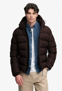 SUPERDRY PUFFER JAKNA MUŠKA PLUM