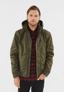 VINTAGE INDUSTRIES HUDSON JAKNA DARK OLIVE