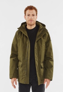 VINTAGE INDUSTRIES LEDGER JAKNA OLIVE