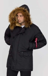 ALPHA INDUSTRIES EXPLORER JAKNA BLACK