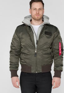 ALPHA INDUSTRIES 183110  MA1 DTEC JAKNA REP GREY