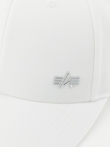 ALPHA INDUSTRIES 156905 532 METAL LABEL KACKET WHITE