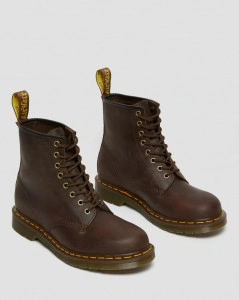 DR. MARTENS 11822203 1460 CIZME DARK BROWN CRAZY HORSE