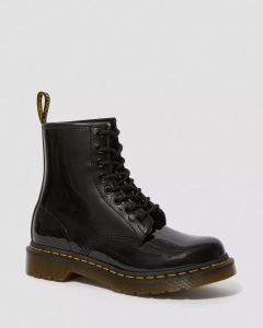 DR. MARTENS 1460 CIZME PATENT LAMPER BLACK