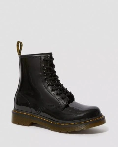 DR. MARTENS 1460 CIZME PATENT LAMPER BLACK
