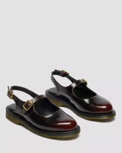 DR. MARTENS MEDALINE MARY JANE CIPELE CHERRY RED DM42133600