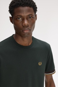 FRED PERRY M2396 Q20 CUFT MAJICA NGREEN