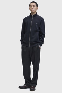 FRED PERRY J1327 198 DUKS ZIP BBLACK