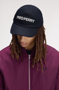 FRED PERRY HW3384 608 GRAPHIC KACKET NAVY 