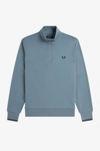 FRED PERRY M3574 Z56 HALF ZIP DUKS BLUE