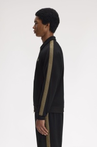 FRED PERRY J2302 102 CROSS TAPE JAKNA BLK