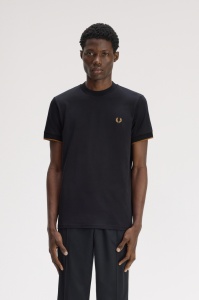 FRED PERRY M3438 102 MESH MAJICA BLACK