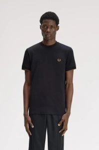 FRED PERRY M3438 102 MESH MAJICA BLACK