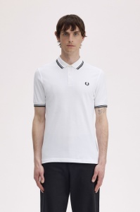 FRED PERRY POLO MAJICA WHITEBB