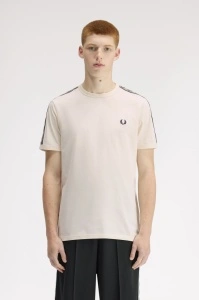 FRED PERRY RINGER MAJICA ECRUN