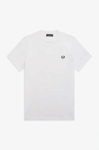 FRED PERRY M3519 100 RINGER MAJICA WHITE
