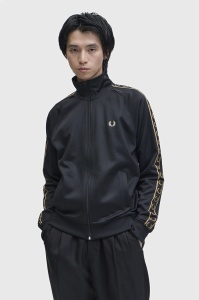 FRED PERRY TAPED JAKNA BLKCHAM